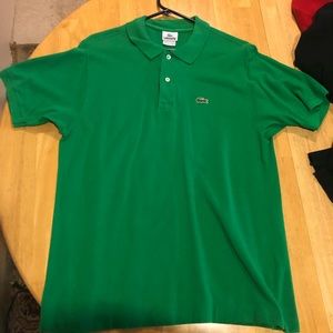 Green Lacoste Polo